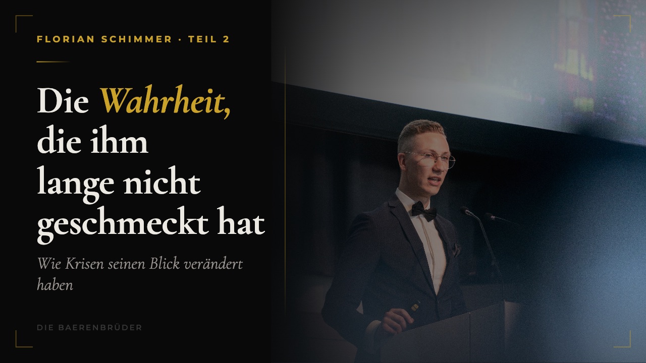 Die Wahrheit, die ihm lange nicht geschmeckt hat – Wie Krisen seinen Blick verändert haben | Florian Schimmer