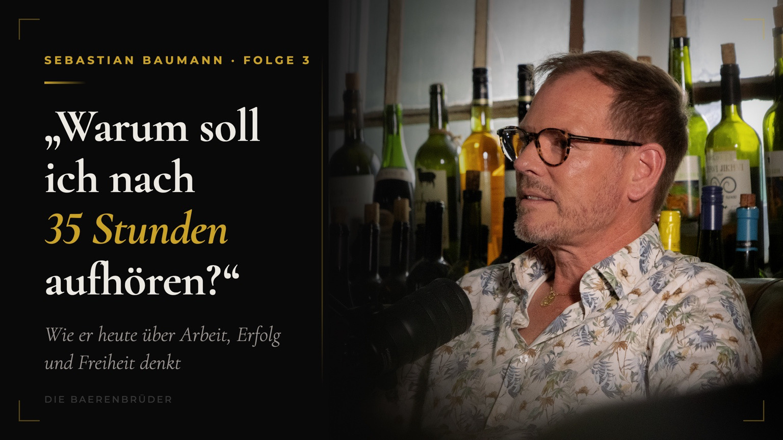 „Warum soll ich nach 35 Stunden aufhören?“ – Sein Blick auf Arbeit und Erfolg | Sebastian Baumann