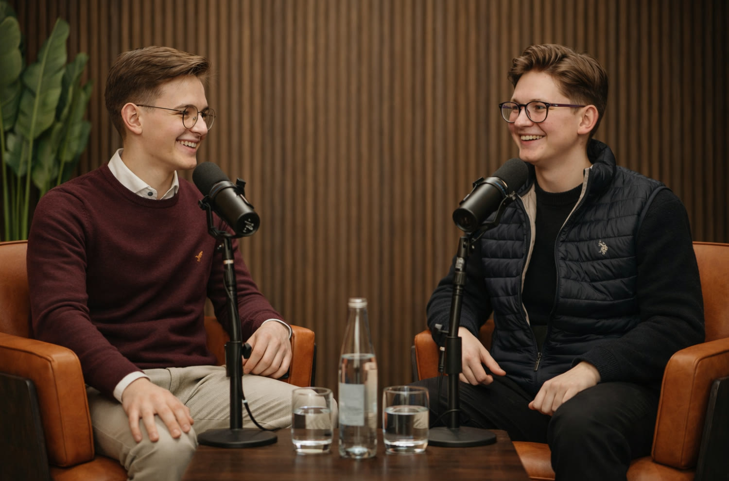 die Baerenbrüder am Mikrofon